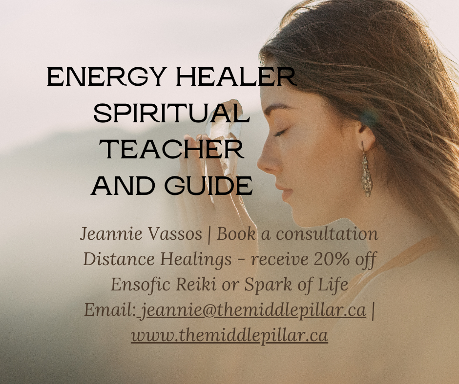 Energy Healer, Spiritual Teacher and Guide
Receive 20% off coupon